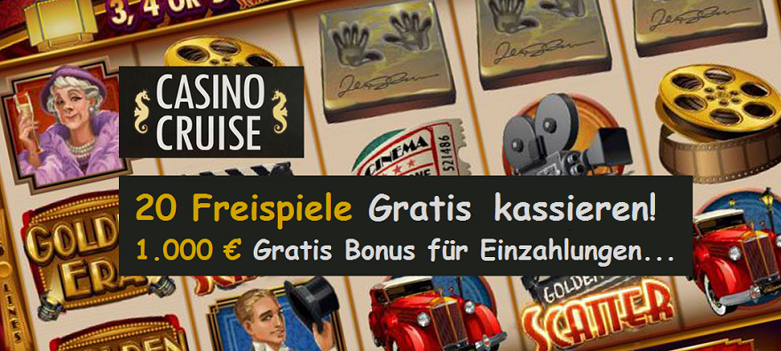 20 Freispiele gratis Casino Cruise